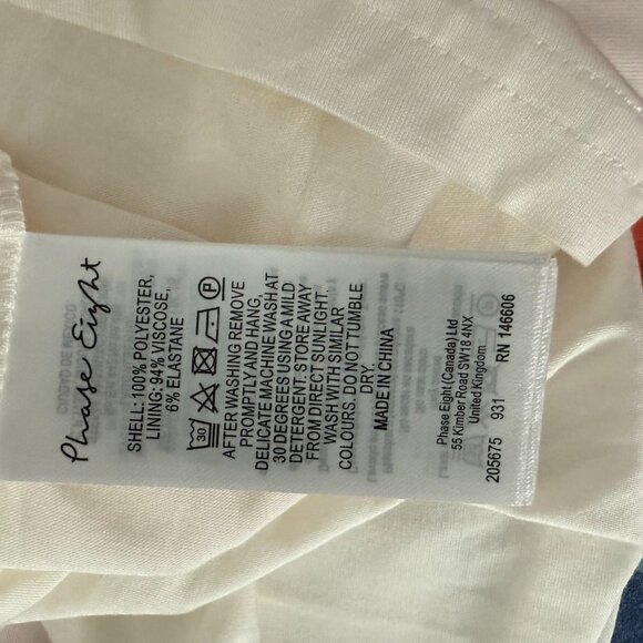 NWT Phase Eight Flowy Sleeveless Maxi Dress Size US 12 Resort Vacation - Picture 8 of 8